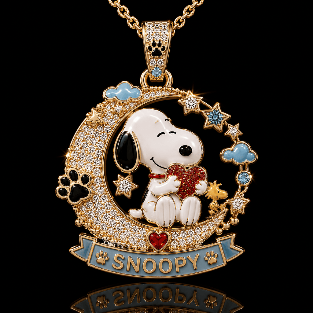 SNPY Solid Gold Chain with Diamond Pendant PDL