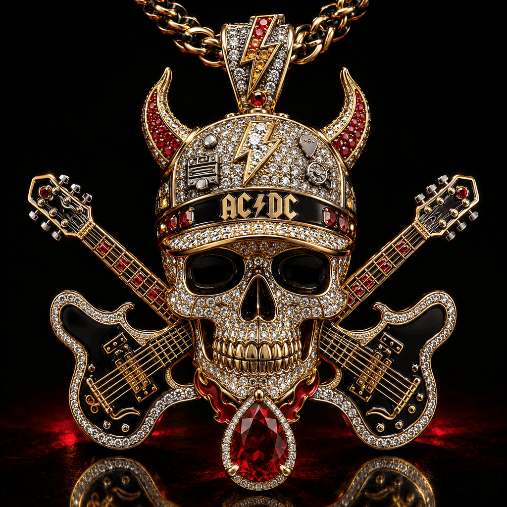 ACD Solid Gold Chain with Diamond Pendant PDL