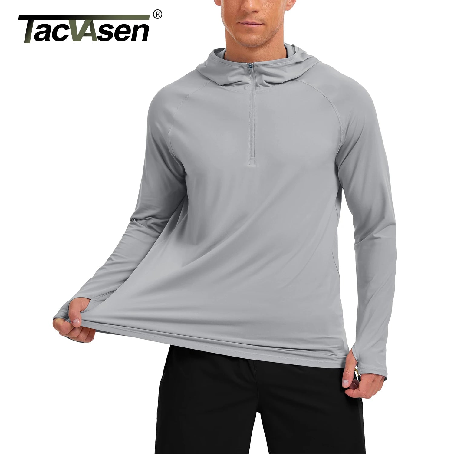 TACVASEN Mens 1/4 Zip UPF 50+ Shirts