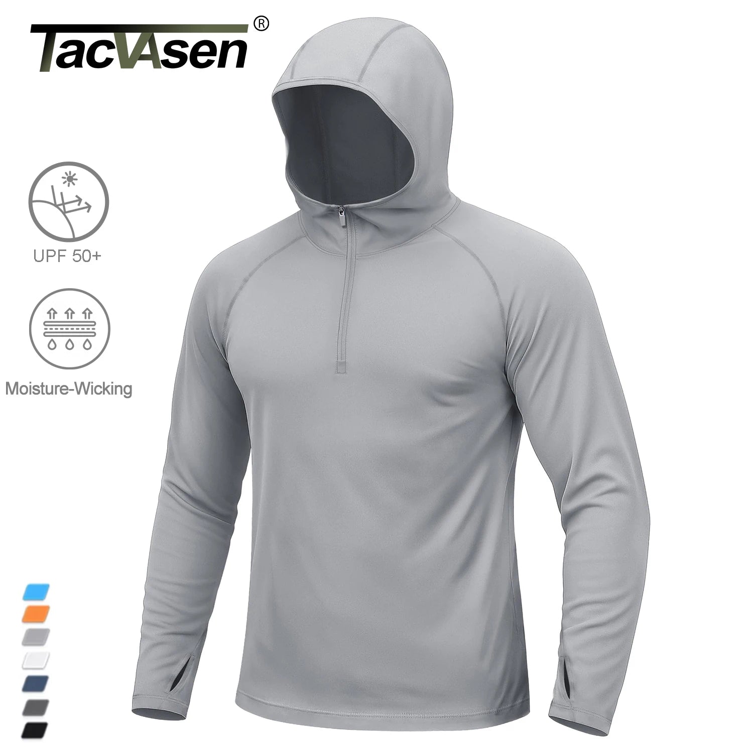 TACVASEN Mens 1/4 Zip UPF 50+ Shirts